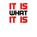 It is what it is