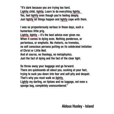 Quote Aldous Huxley