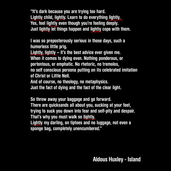 Quote Aldous Huxley